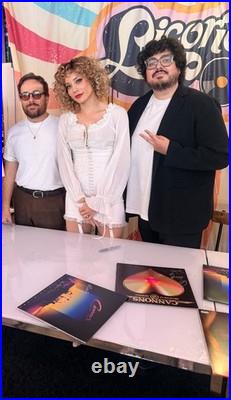 CANNONS signed vinyl album HEARTBEAT HIGHWAY MICHELLE JOY, PAUL & RYAN