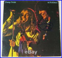 CHEAP TRICK Signed Autograph Live At Budokan Album Vinyl Record LP by All 4