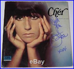 CHER Signed Autograph Cher S/T Album Record Vinyl LP Sonny & Cher