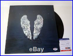 Chris Martin Coldplay Signed Ghost Stories Vinyl Record Album Psa/dna Coa