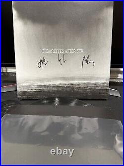 CIGARETTES AFTER SEX CRY FULLY SIGNED Vinyl Record Album
