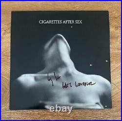 CIGARETTES AFTER SEX signed vinyl album I. GREGORY GONZALEZ