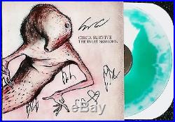 Circa Survive Signed Inuit Sessions Green Vinyl Record Album Coa Anthony Green