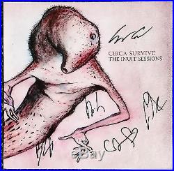 Circa Survive Signed Inuit Sessions Green Vinyl Record Album Coa Anthony Green