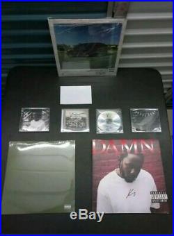 COA 8 albums KENDRICK LAMAR SIGNED CD VINYL set lot collection original Hip Hop