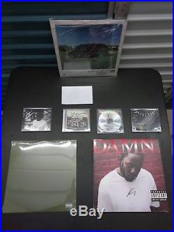 COA Signed 7 albums Kendrick Lamar Vinyls CDs limited edition lot bundle damn
