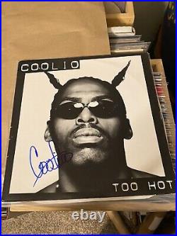 COOLIO Signed Gangsta's Paradise RECORD Album LP Vinyl Autographed Too Hot