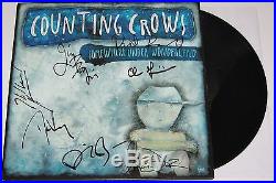Counting Crows Signed Somewhere Under Wonderland Vinyl Lp Record Album Coa