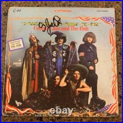 COUNTRY JOE & THE FISH signed vinyl album JOE MCDONALD FIXIN TO DIE 1
