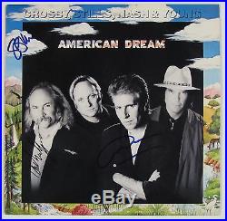 CSNY David Crosby American Dream Signed Autograph Record Album JSA Vinyl