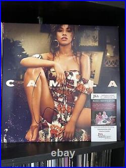 Camila Cabello Signed Camila Album Vinyl Lp Jsa Coa
