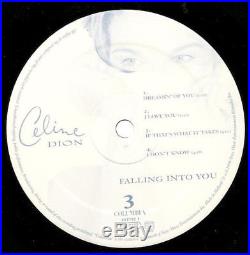 Celine Dion Falling Into You (1996) Mega Rare 2 x Vinyl LP Autographed Album