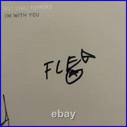 Chad Smith''Red Hot Chili Peppers''Flea Signed Vinyl Album Autographed Cover Chad Smith''Red Hot Chili Peppers''Flea Signed Vinyl Album Autographed Cover