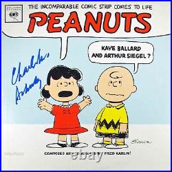 Charles Schulz Record Album Peanuts. SIGNED BY SCHULZ, with COA