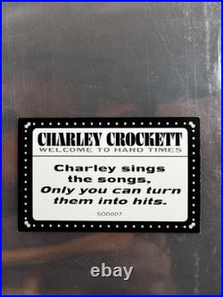 Charley Crockett Signed Welcome To Hard Times Vinyl Record Album Gold Auto