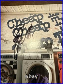 Cheap Trick All Washed Up Lp, Album Fully Signed Graphite Marble Vinyl