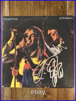 Cheap Trick' Band Signed Vinyl Album'At Budokan' Robin Zander Tom & Rick