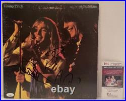 Cheap Trick Signed Live At Budokan Vinyl Album Record x3 Rick Tom Robin JSA COA