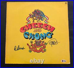 Cheech And Chong Signed Album Vinyl Lp Autograph Beckett Bas Coa 4