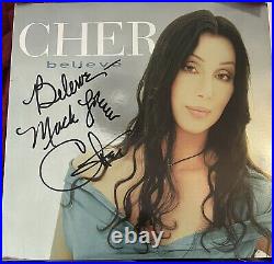 Cher Signed Autographed Believe Lp Album Vinyl