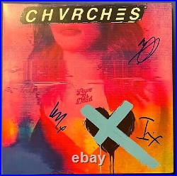 Chvrches signed Love Is Dead 12 lp album BLUE COLORED VINYL