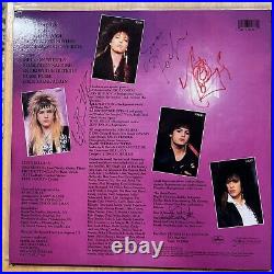 Cinderella Signed Album Autographed Lp Vinyl Record Night Songs Rare Jeff Sig