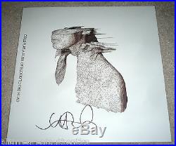 Coldplay Chris Martin Signed A Rush Of Blood To The Head Album Vinyl Beckett Coa