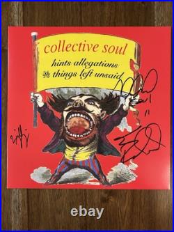 Collective Soul' Band Signed'Hints Allegations' Vinyl Album Ed Roland +2 Collective Soul' Band Signed'Hints Allegations' Vinyl Album Ed Roland +2