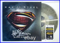 Composer Hans Zimmer Signed SUPERMAN MAN OF STEEL Marble Vinyl OST Album JSA Composer Hans Zimmer Signed SUPERMAN MAN OF STEEL Marble Vinyl OST Album JSA