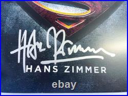 Composer Hans Zimmer Signed SUPERMAN MAN OF STEEL Marble Vinyl OST Album JSA Composer Hans Zimmer Signed SUPERMAN MAN OF STEEL Marble Vinyl OST Album JSA