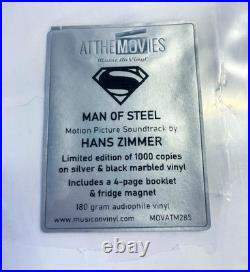 Composer Hans Zimmer Signed SUPERMAN MAN OF STEEL Marble Vinyl OST Album JSA Composer Hans Zimmer Signed SUPERMAN MAN OF STEEL Marble Vinyl OST Album JSA