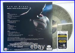 Composer Hans Zimmer Signed SUPERMAN MAN OF STEEL Marble Vinyl OST Album JSA Composer Hans Zimmer Signed SUPERMAN MAN OF STEEL Marble Vinyl OST Album JSA