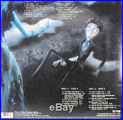 Corpse Bride (4) Depp, Burton, Carter & Elfman Signed Album Cover With Vinyl BAS