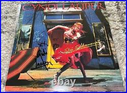 Cyndi Lauper Signed Vinyl Album She's So Unusual With Proof