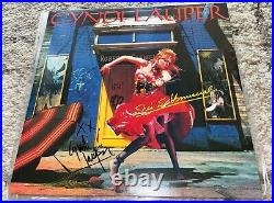 Cyndi Lauper Signed Vinyl Album She's So Unusual With Proof