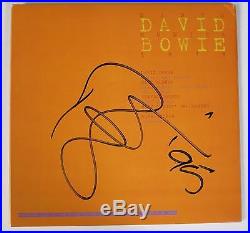 DAVID BOWIE Signed Autograph Santa Monica 1972 Vinyl Record 45 rpm Album LP