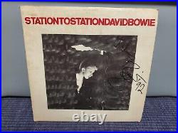 DAVID BOWIE Station To Station Signed AUTO Album Cover JSA COA Vinyl UNTESTED