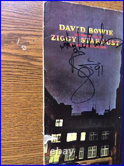 DAVID BOWIE signed Ziggy Stardust vinyl album with Inscription EPPERSON REAL LOA