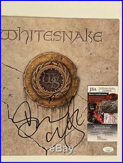 DAVID COVERDALE Signed Autographed WHITESNAKE Vinyl Record LP Album JSA COA