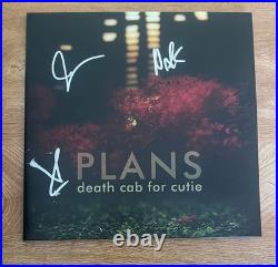 DEATH CAB FOR CUTIE signed vinyl album PLANS BEN GIBBARD COA DEATH CAB FOR CUTIE signed vinyl album PLANS BEN GIBBARD COA