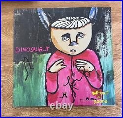 DINOSAUR JR. Signed vinyl album WITHOUT A SOUND J. MASCIS, LOU & MURPH