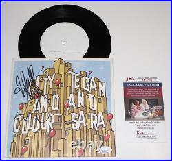 Dallas Green CITY AND COLOUR signed TEGAN & SARA 7 Vinyl Album JSA COA Rare