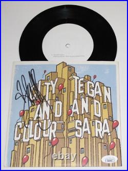 Dallas Green CITY AND COLOUR signed TEGAN & SARA 7 Vinyl Album JSA COA Rare