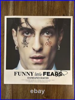 Damiano David' Signed Vinyl Album'Funny Little Fears' Beckett Maneskin Damiano David' Signed Vinyl Album'Funny Little Fears' Beckett Maneskin