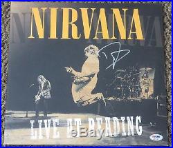 Dave Grohl Foo Fighters Nirvana Signed Autograph Album Live At Reading Vinyl Psa