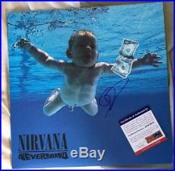 Dave Grohl Signed Autographed Nevermind Vinyl Album Nirvana Foo Fighters Psa/dna