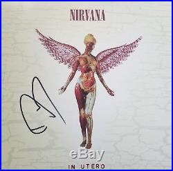 Dave Grohl Signed Nirvana In Utero New Album Vinyl LP Record