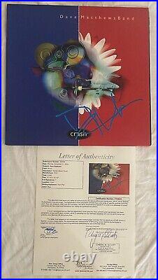 Dave Matthews Signed Autographed Crash Vinyl Album Dmb Band Lp Jsa Loa Coa
