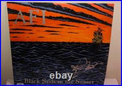 Davey Havok AFI Black Sails In The Sunset Signed Vinyl Record Album LP PSA RARE