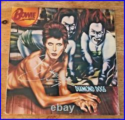 David Bowie Signed Diamond Dogs Album With COA Autographed Cover Sleeve LP Vinyl